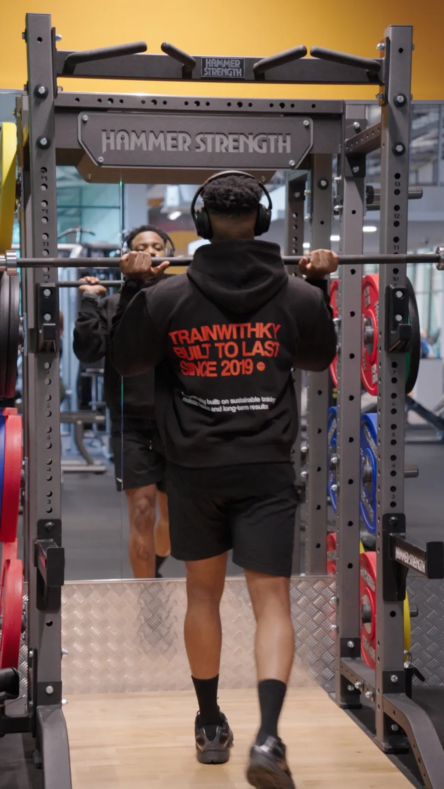 In-person personal training session with Ky